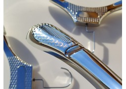 Вішалка-плечики з широким плечем 39,5х4,3см (хромовані)